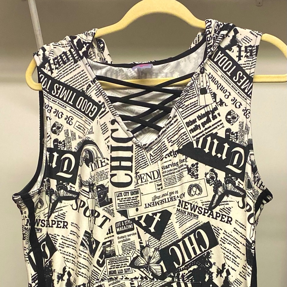 Never Worn Cute Lounge News Dress